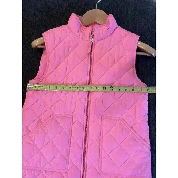 CrewCuts J. Crew Girls Vest Quilted Puffer 14 Barbie Bright Neon Pink - Picture 3 of 4